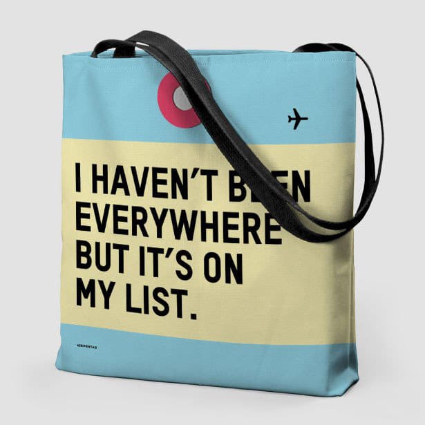 Travel Gifts for Travelers: Travel-themed Carry-on Tote Bag