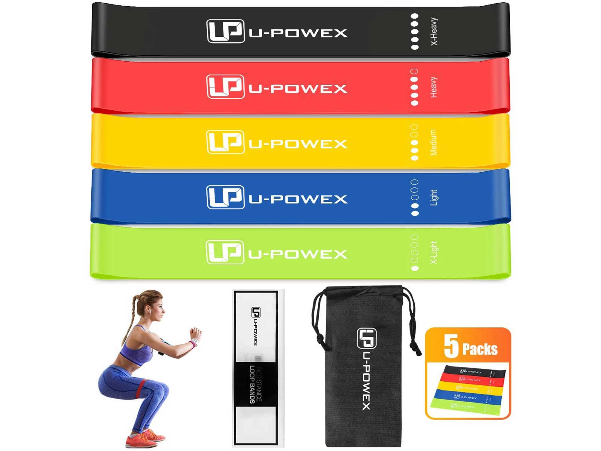 5 pack of resistance bands