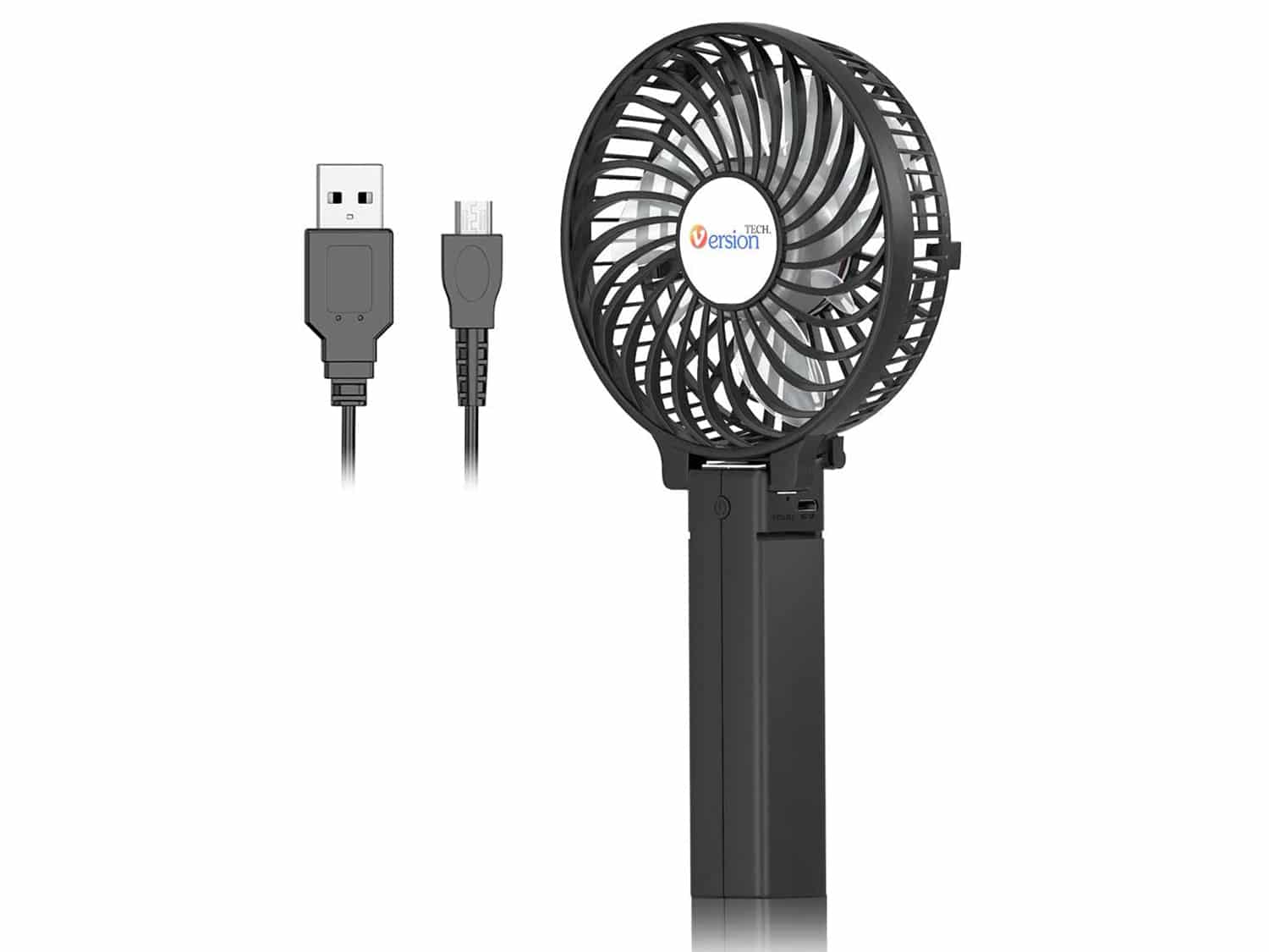 Mini Handheld Folding Desk Fan