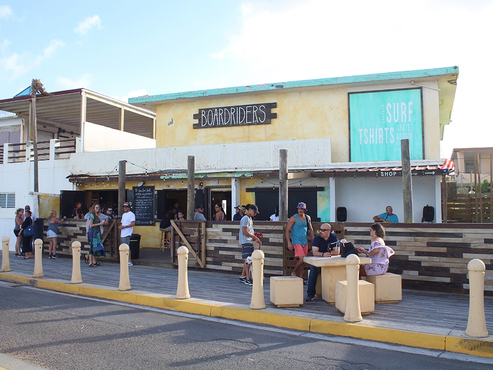 Board Riders restaurant in Luquillo