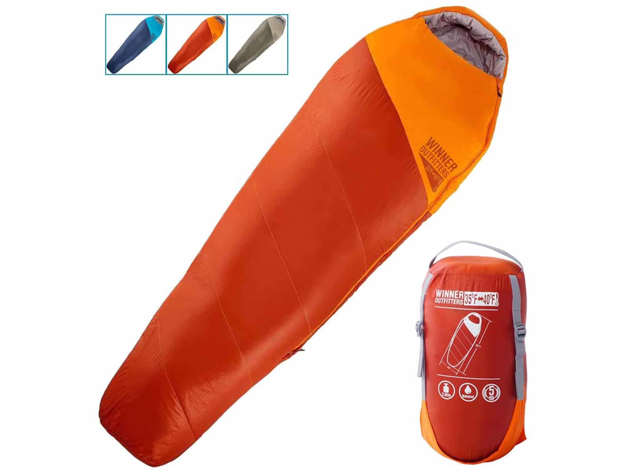 mummy sleeping bag