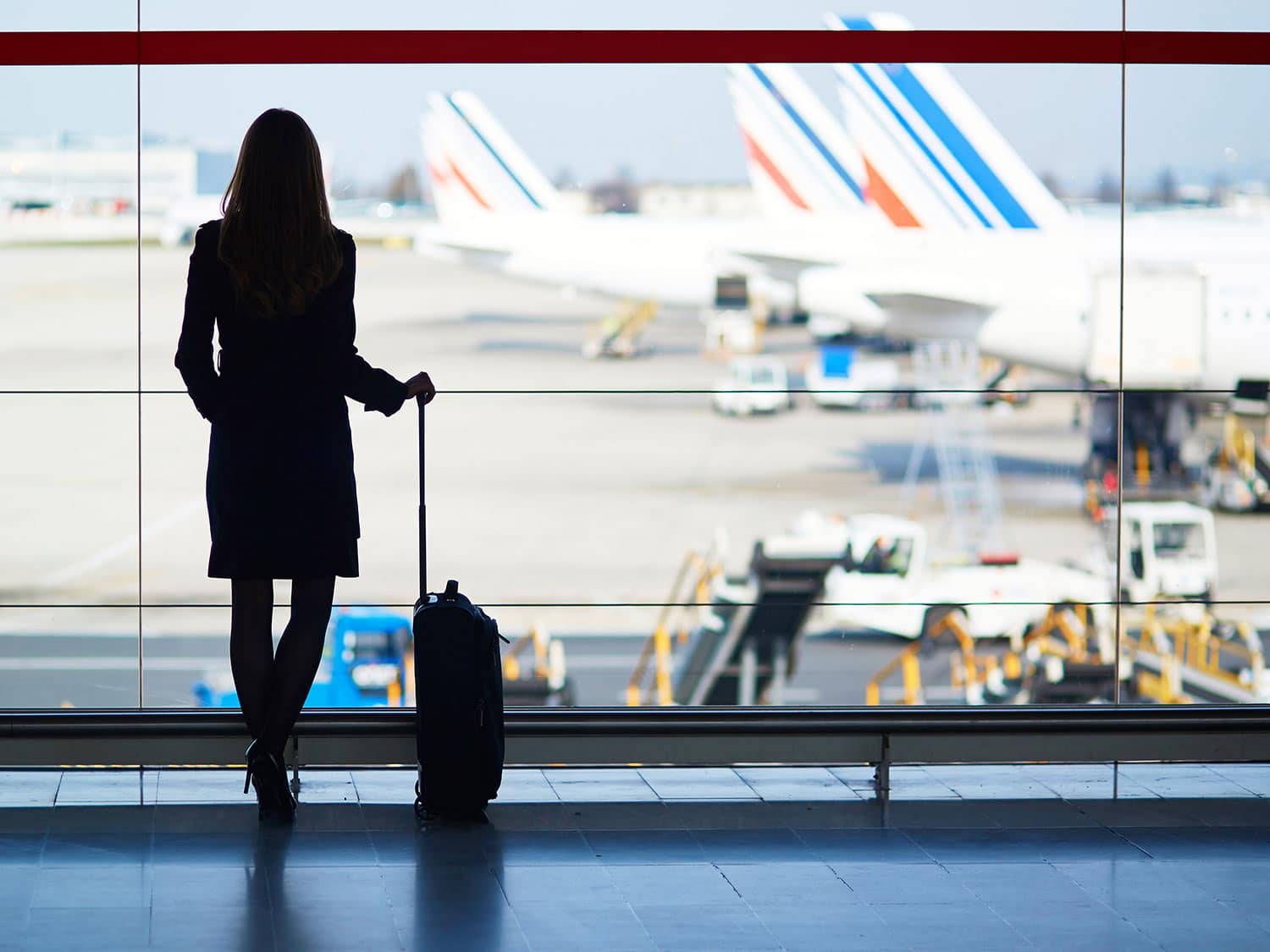 Airport traveler