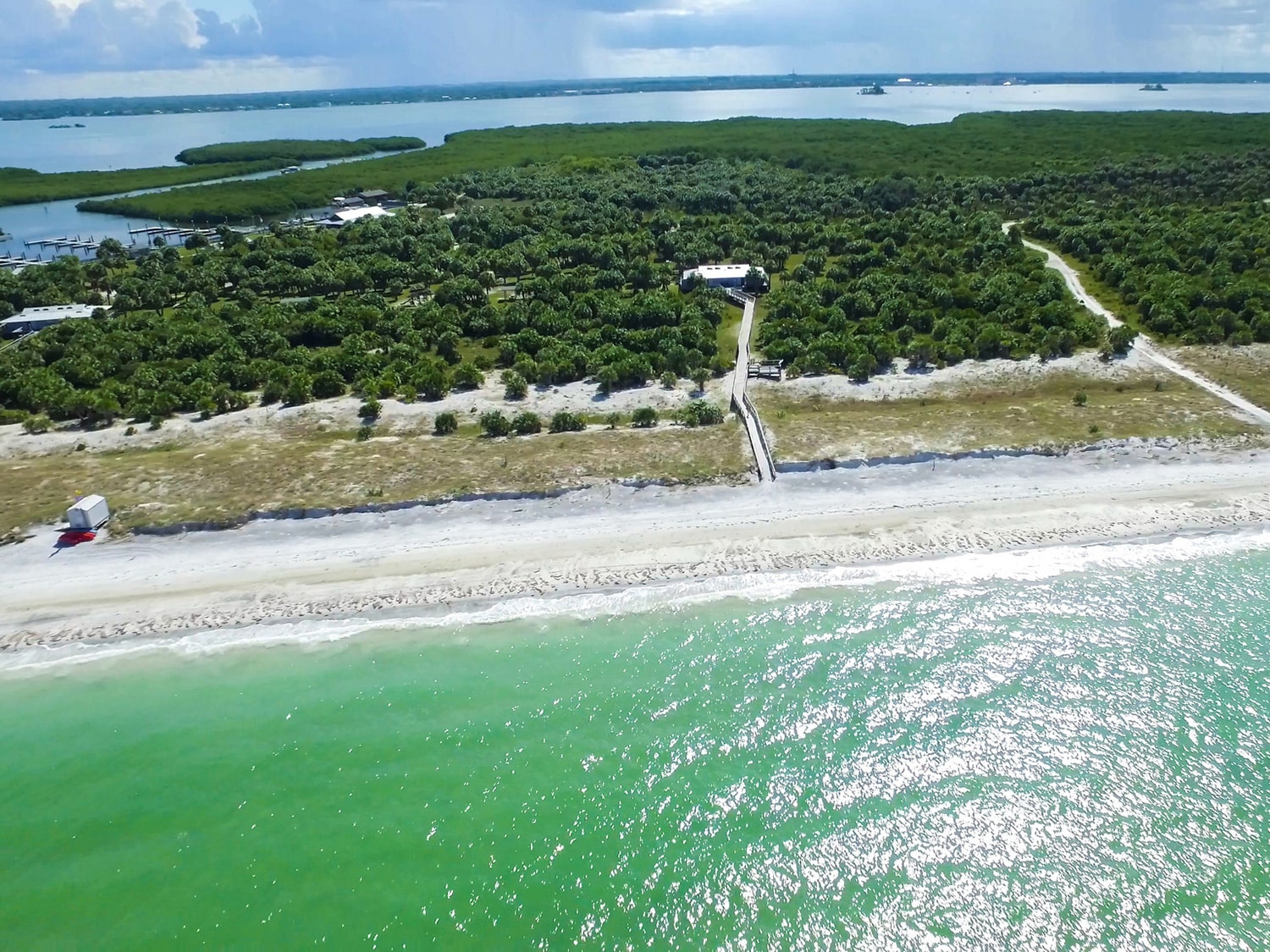 Caladesi Island State Park beach.