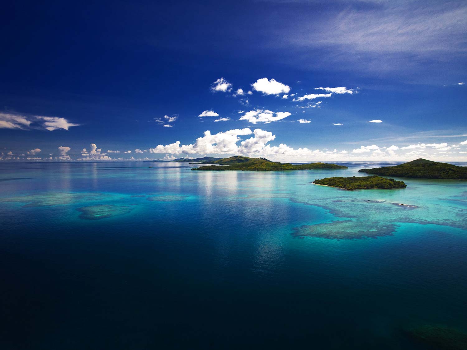 Aerial view of Yasawa Island Resort and Spa