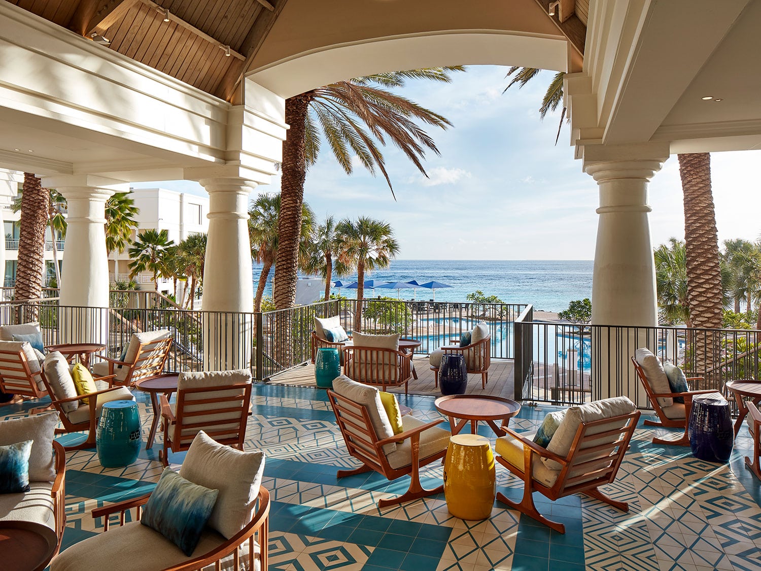 Curaçao Marriott Beach Resort lobby