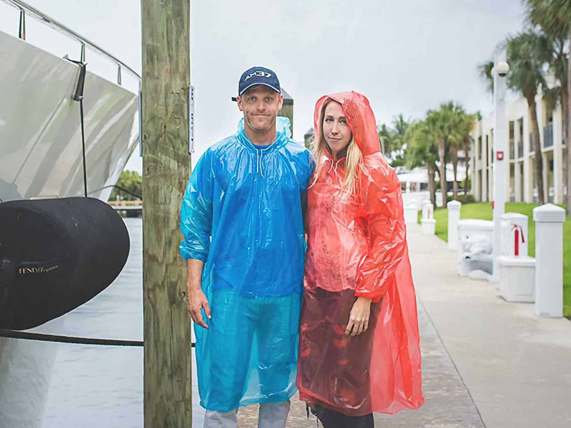 rain ponchos