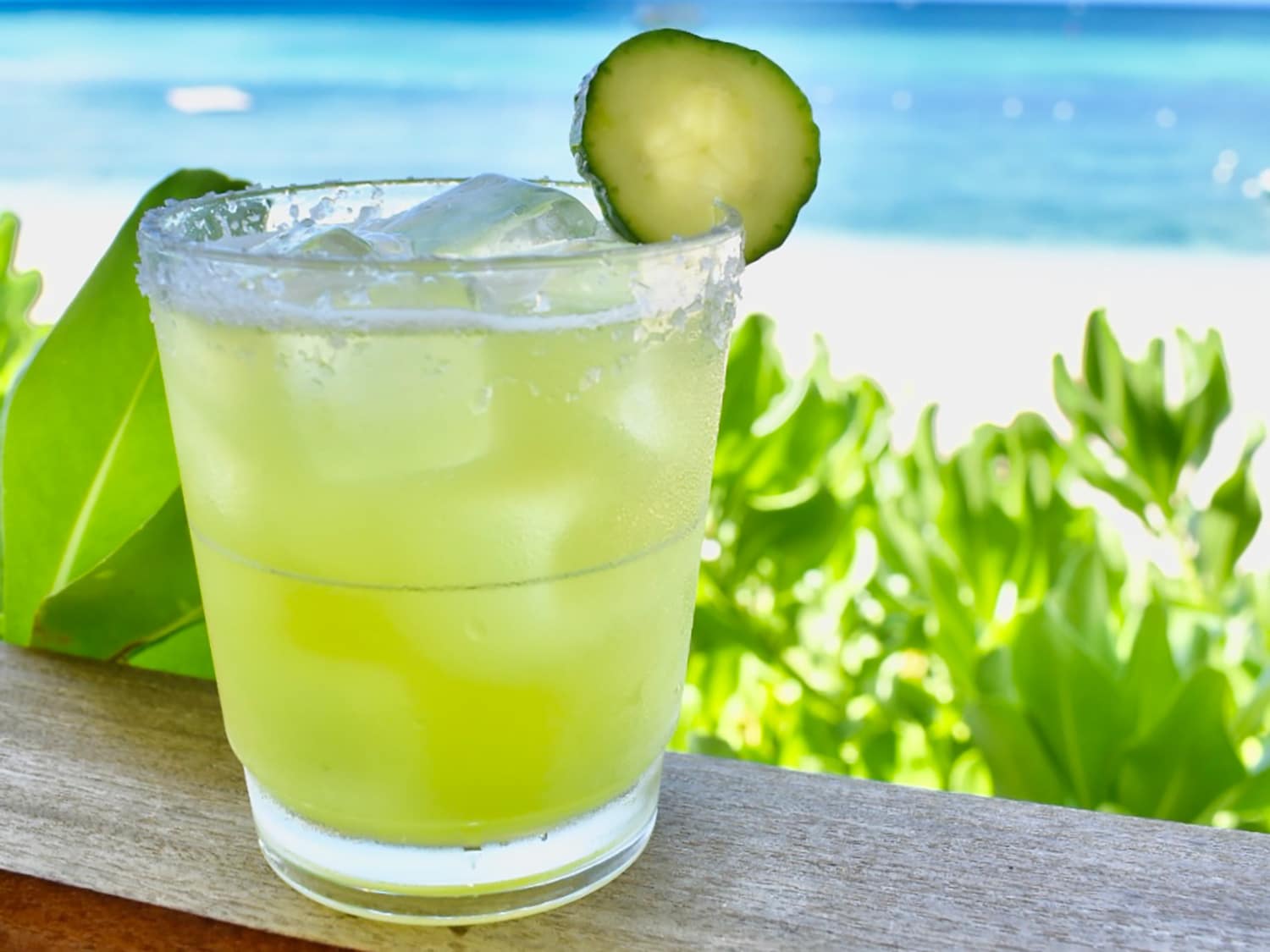 Kimpton Seafire Resort Margarita on a beach.