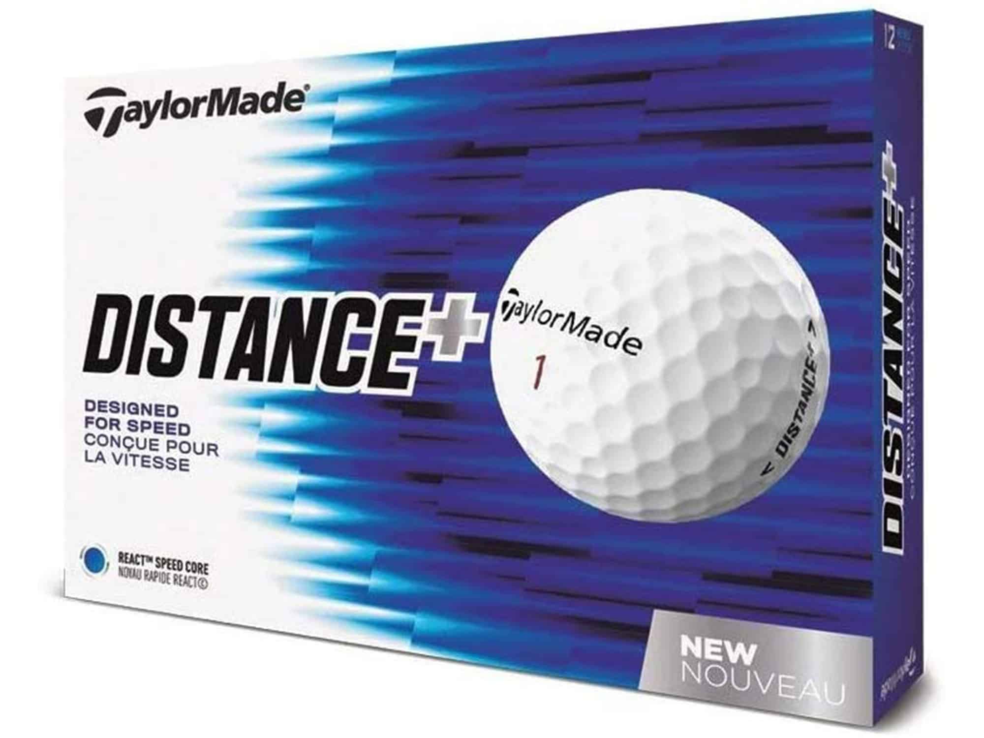 TaylorMade Distance Plus Golf Balls (One Dozen)