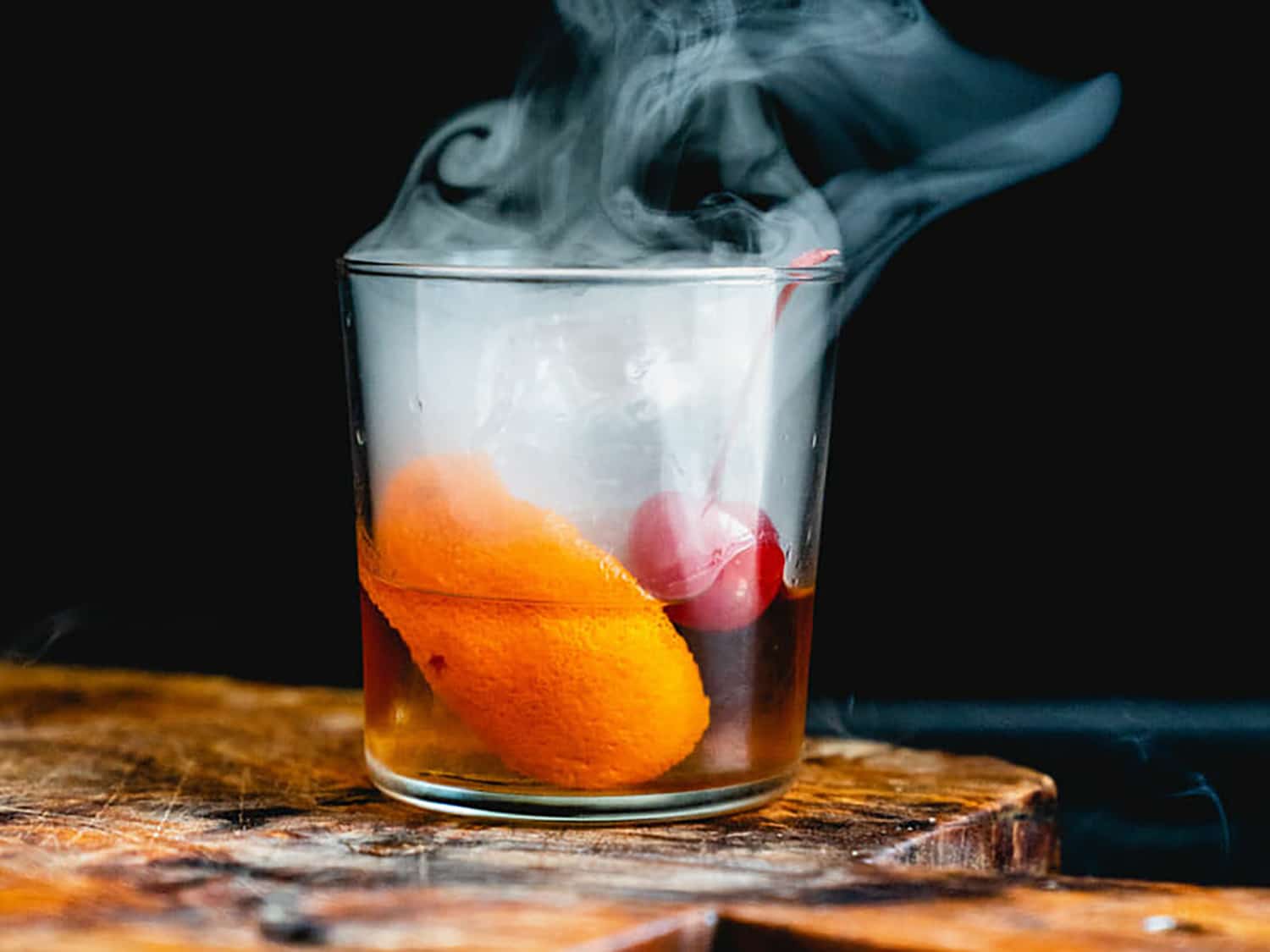 Smoked Maple Old Fashioned