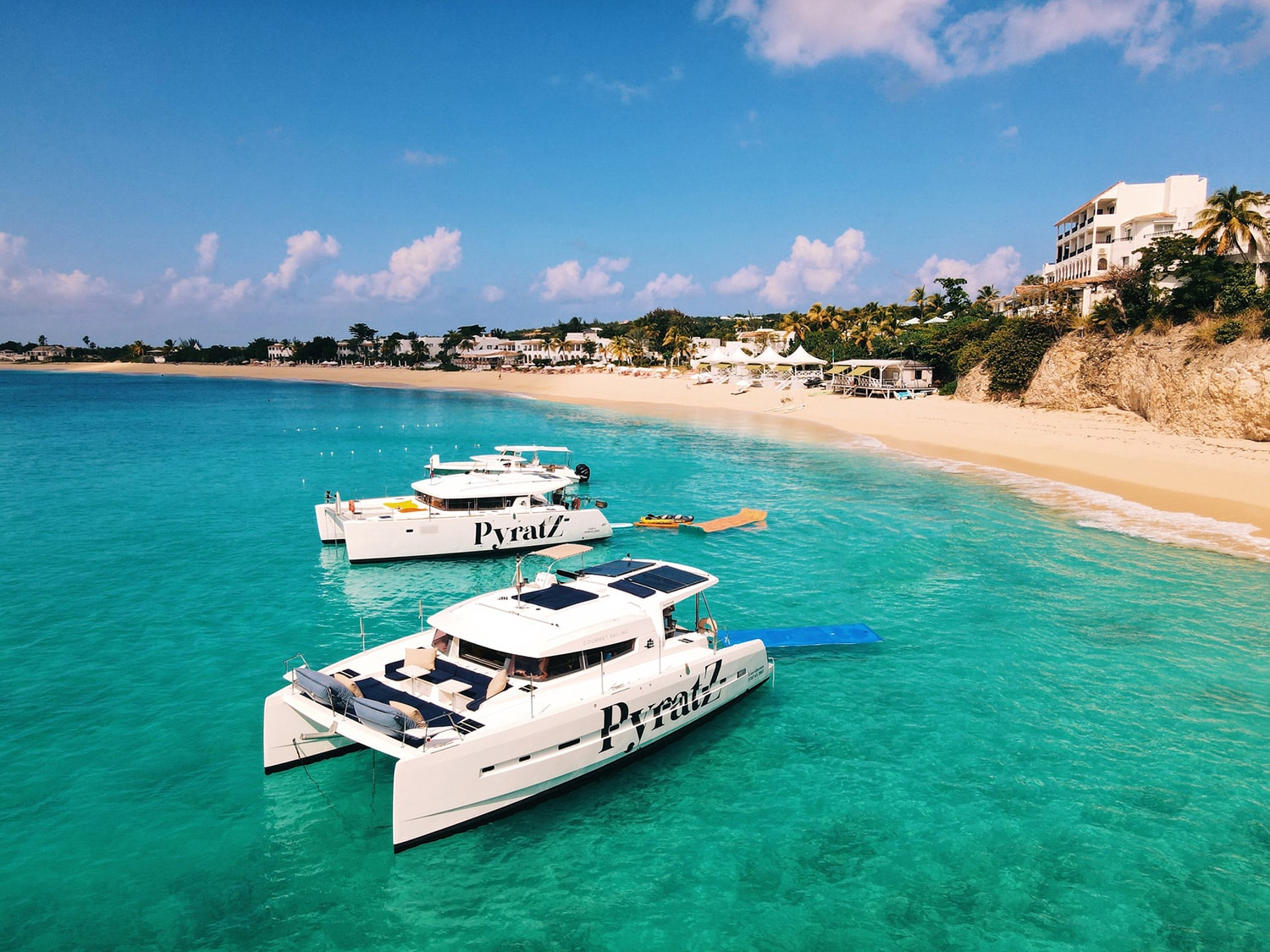 Pyratz gourmet catamaran cruise in St Maarten