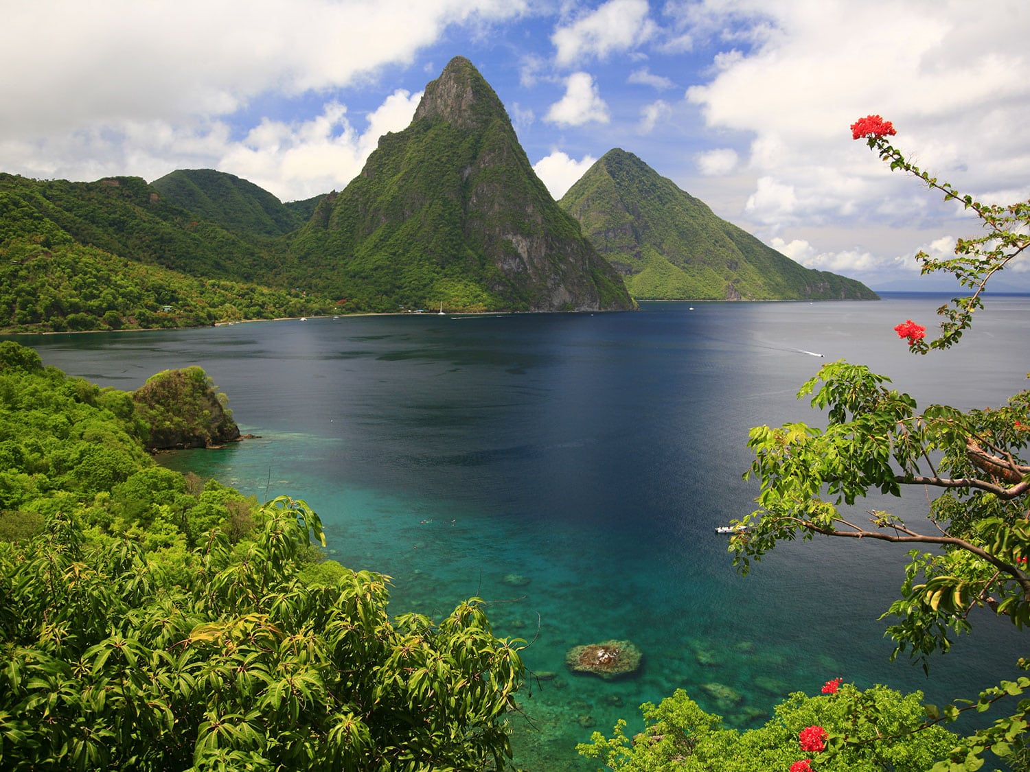 St Lucia Pitons