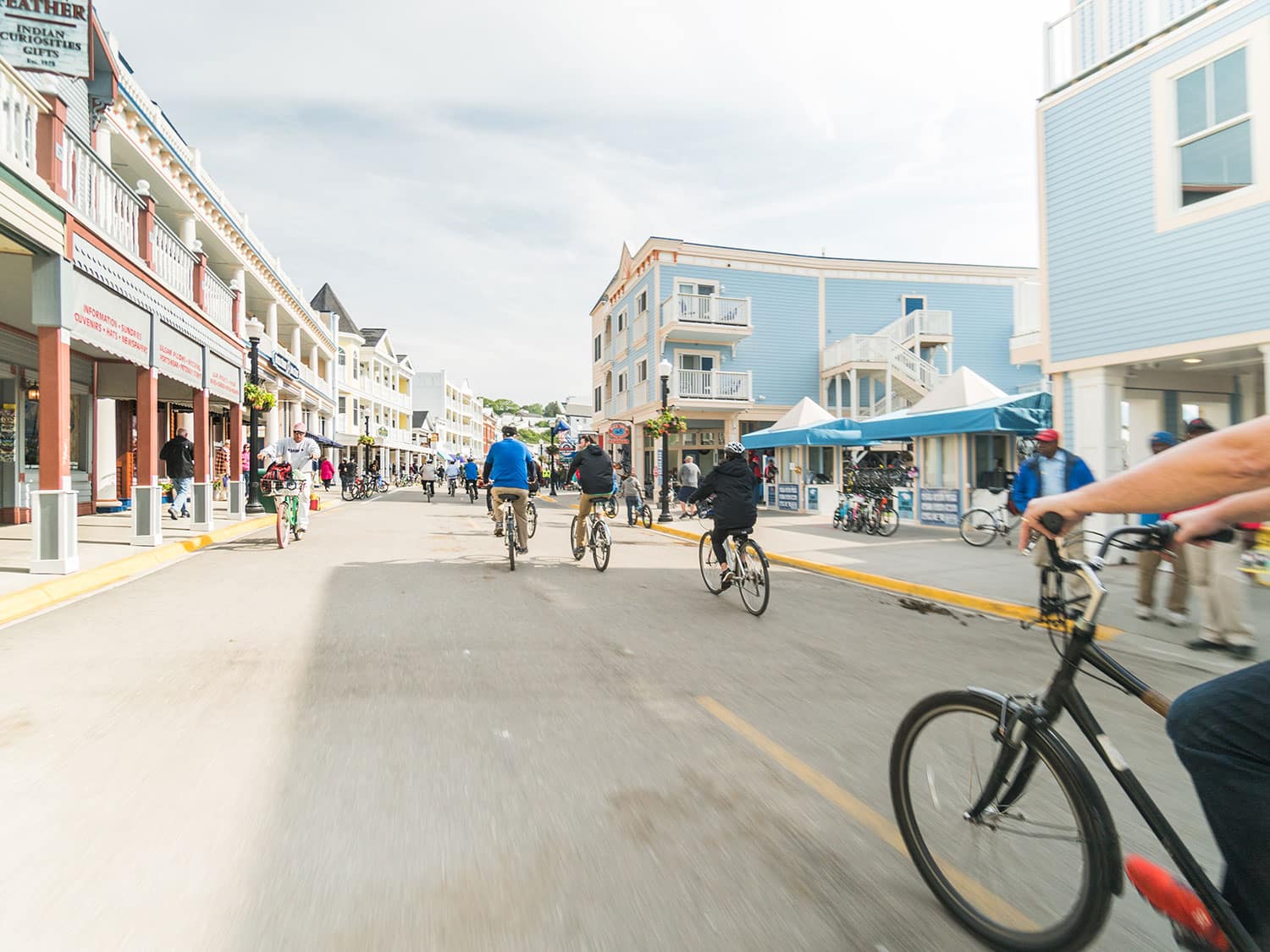 biking