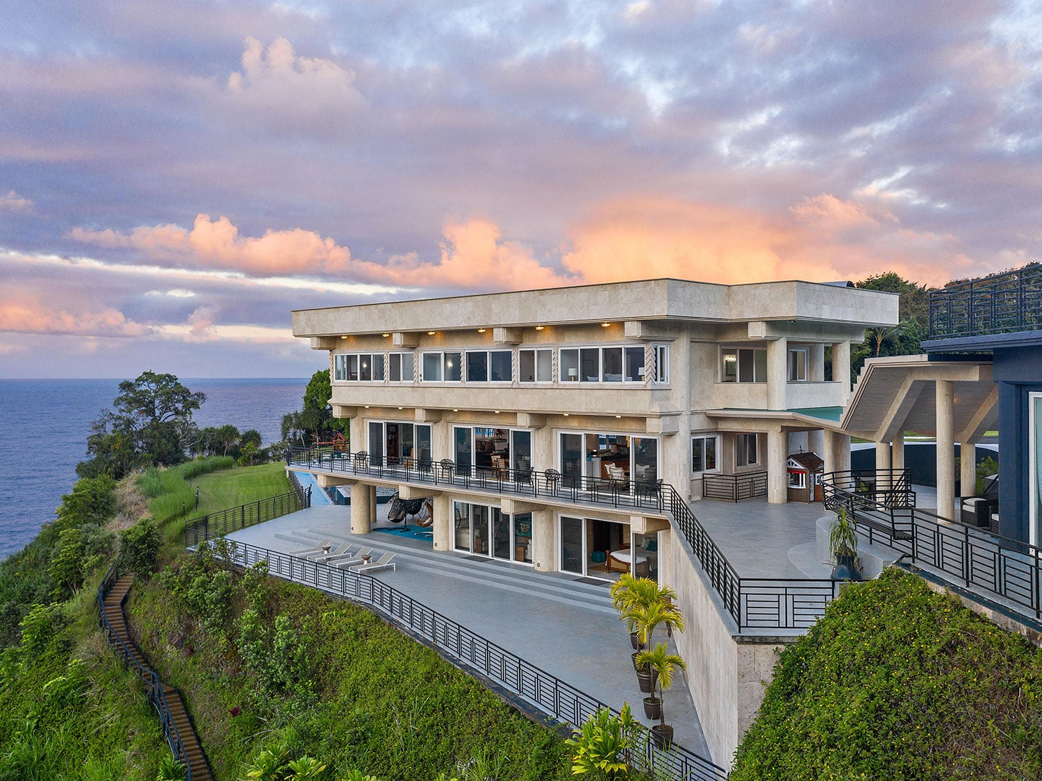 waterfalling estate