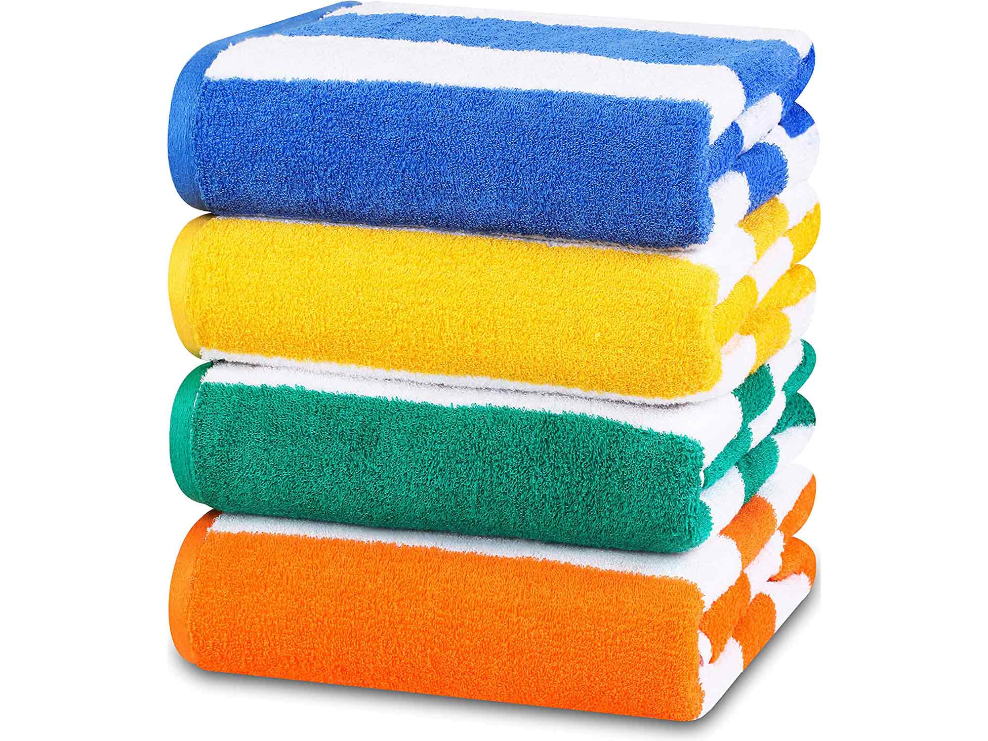 Utopia Towels Cabana Stripe Beach Towel (Pack of 4)