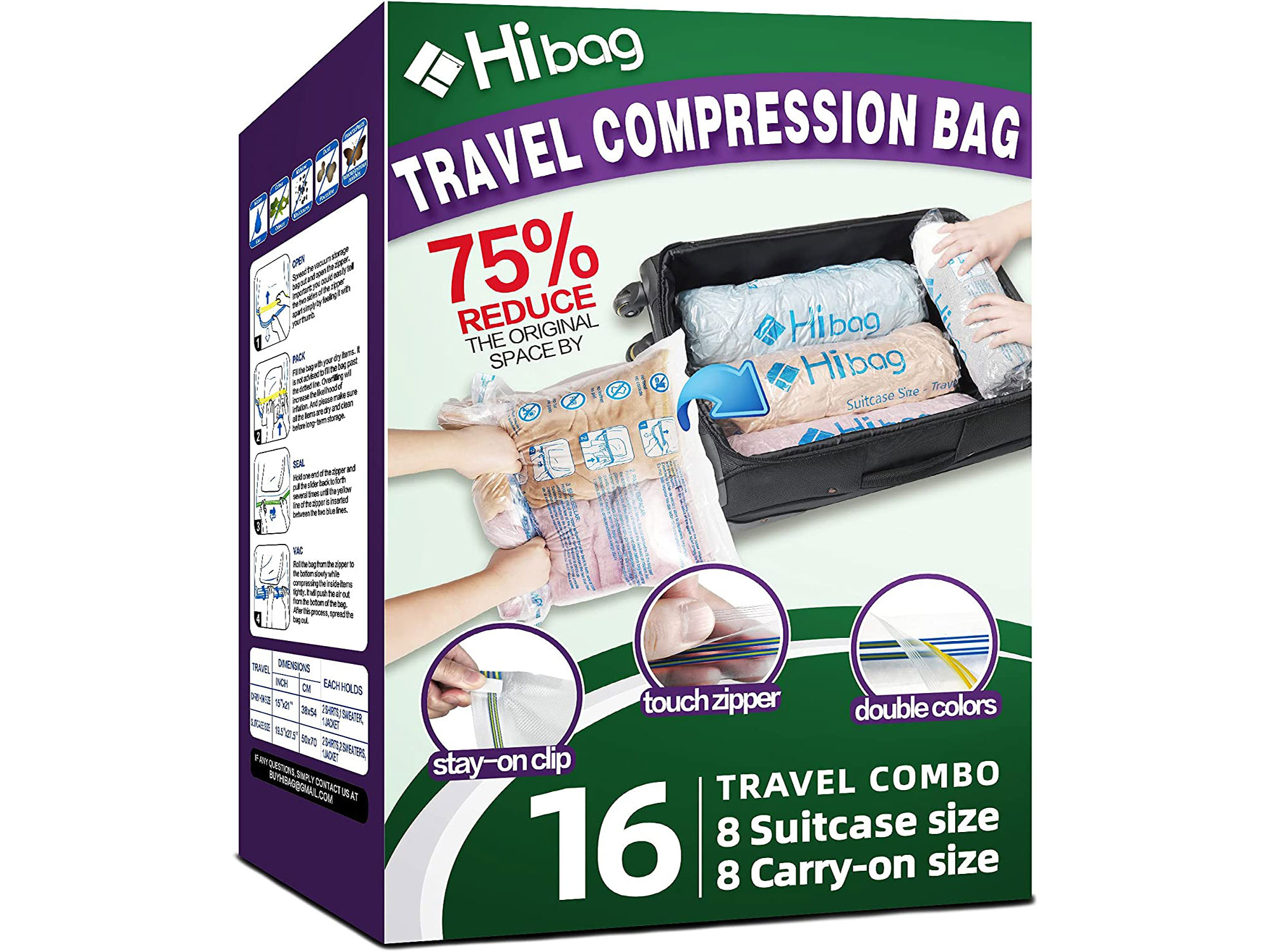 HiBag compression bags