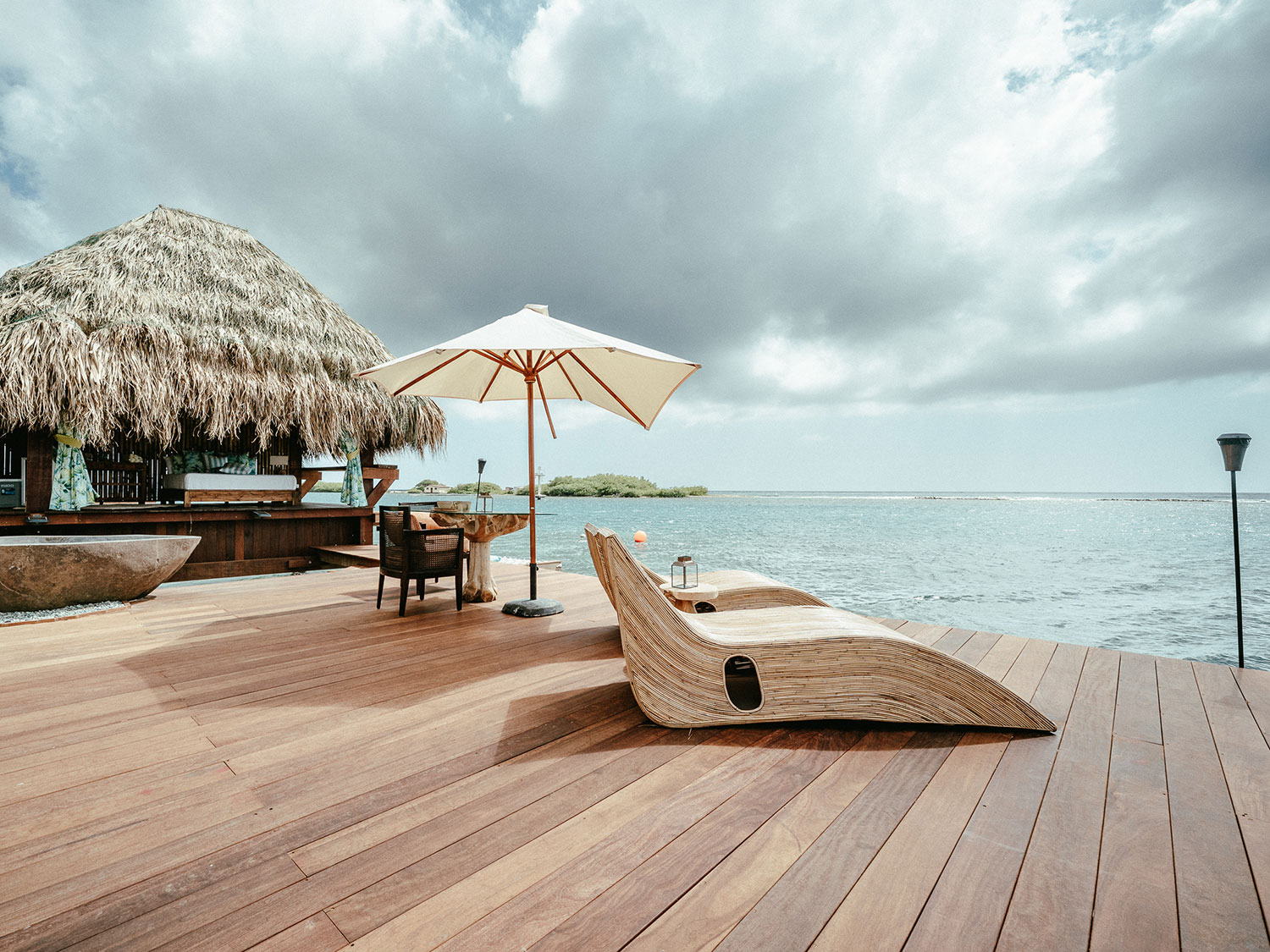 Aruba Ocean Villas deck