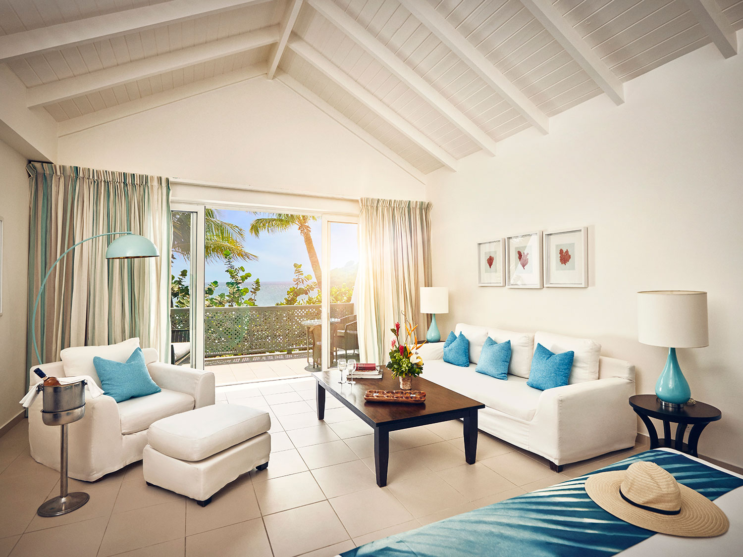 The luxury Suites at Carlisle Bay on Antigua.