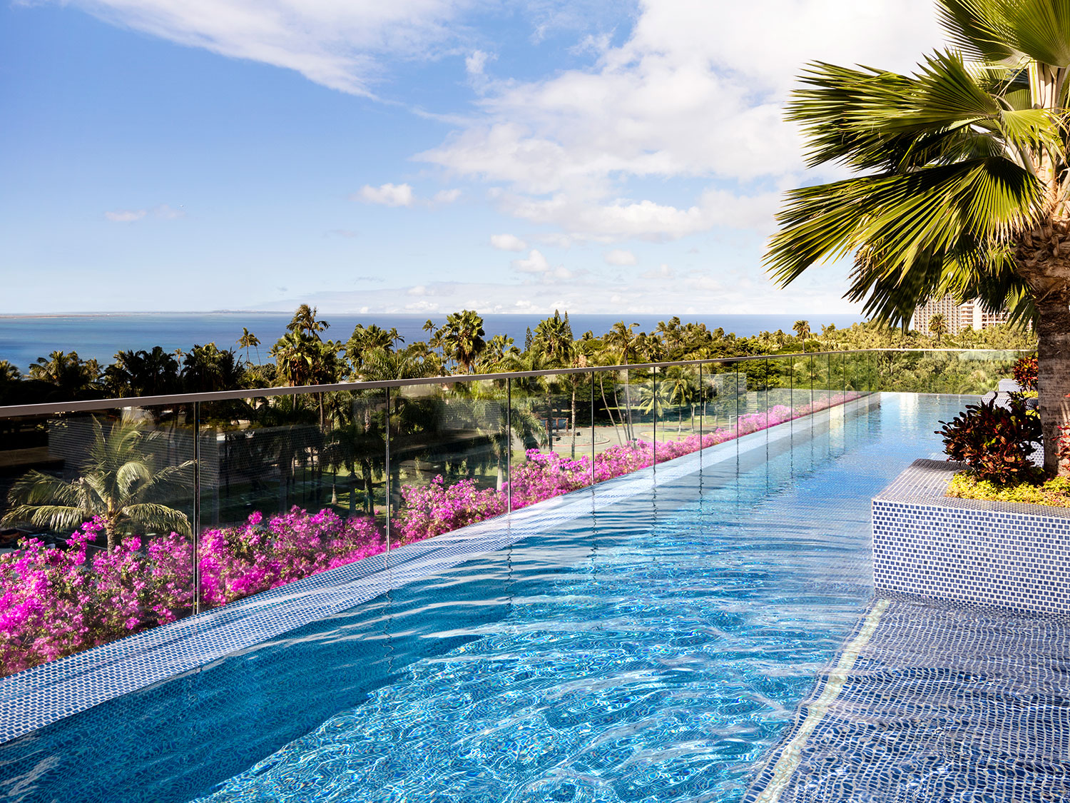 trump waikiki pool