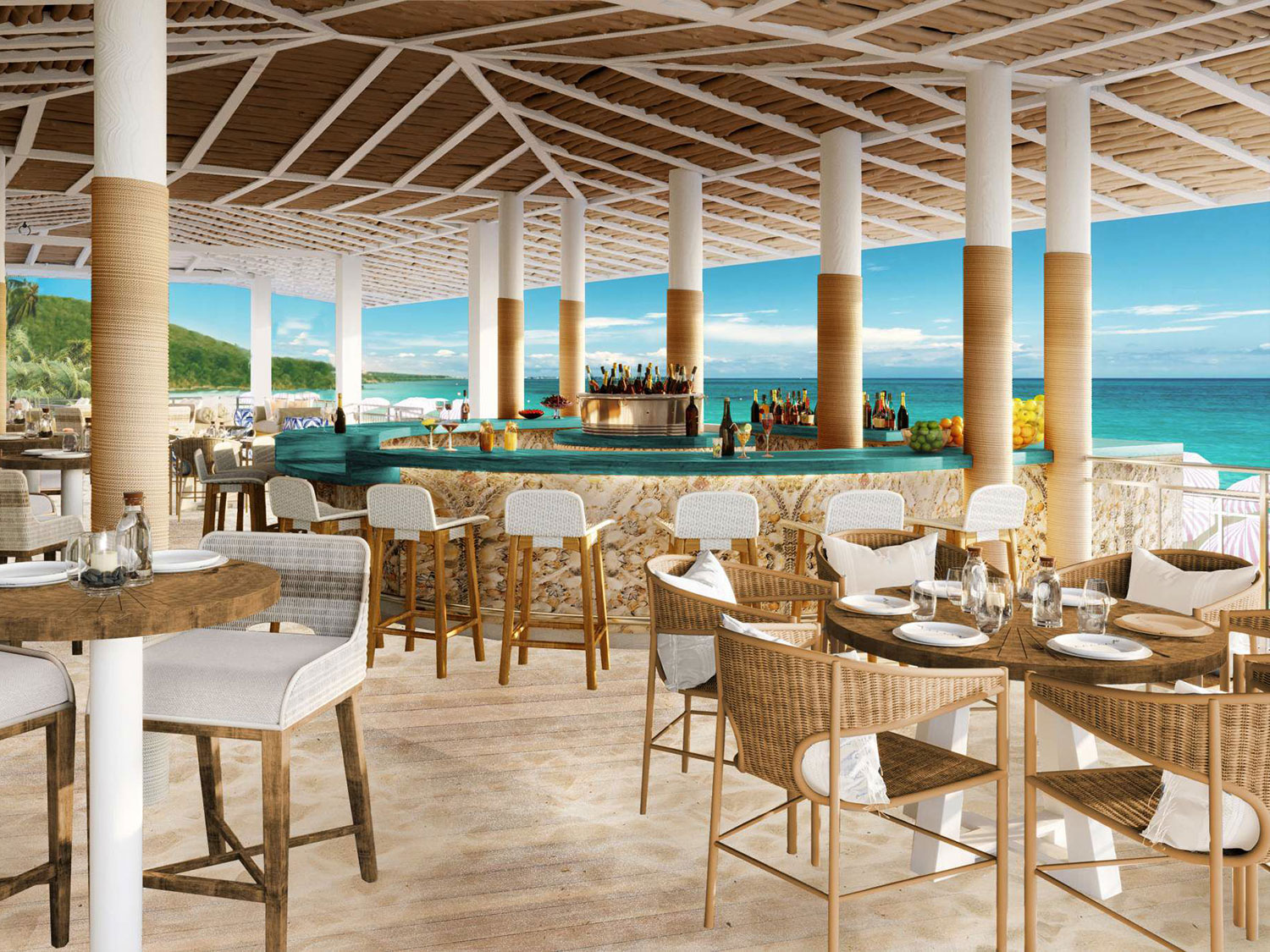 A rendering of the Salt Shack restaurant at Frenchman's Reef in St. Thomas, U.S. Virgin Islands.