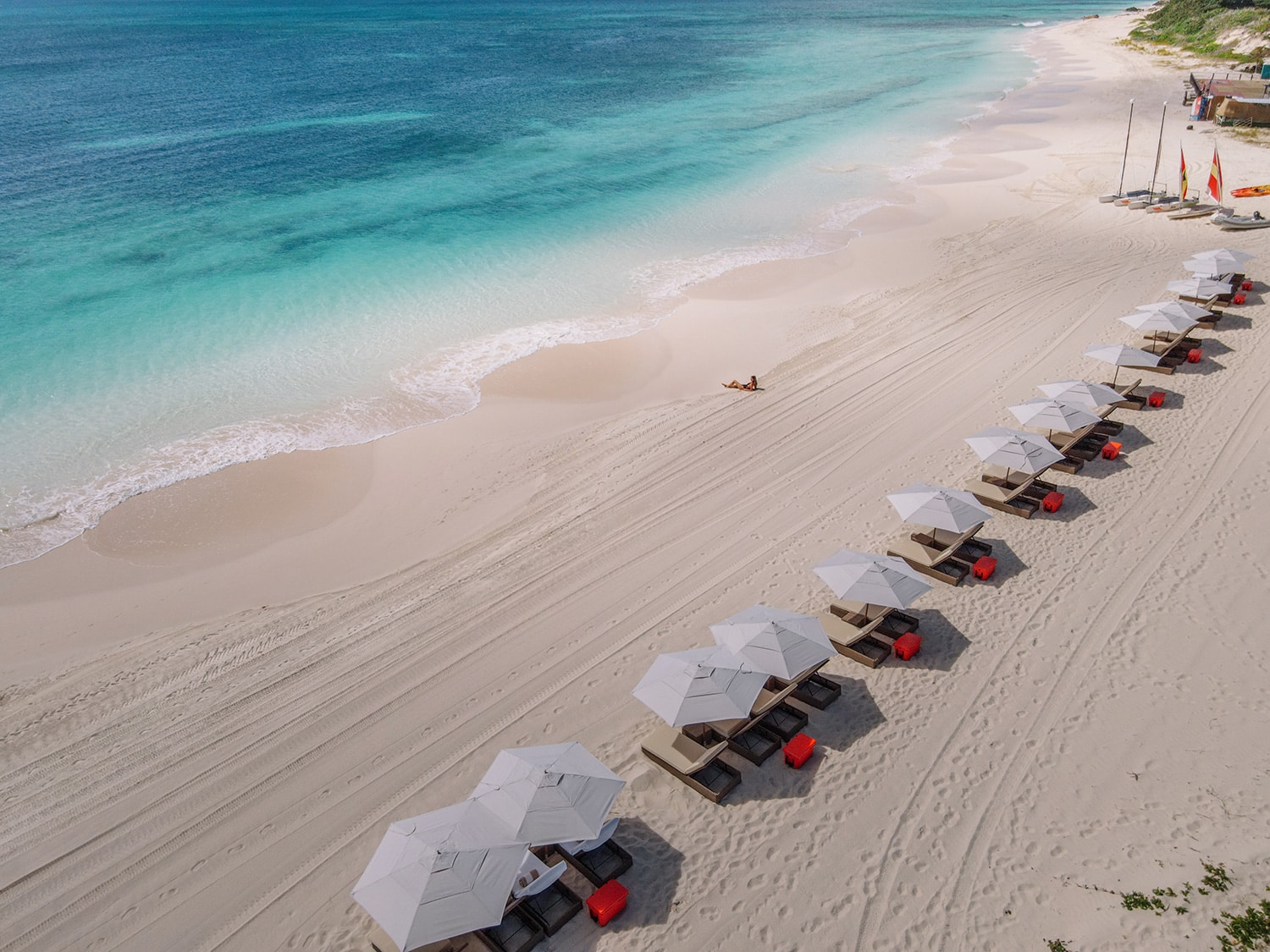 The spectacular stretch of beach located at Aurora Anguilla Golf Resort and Spa.