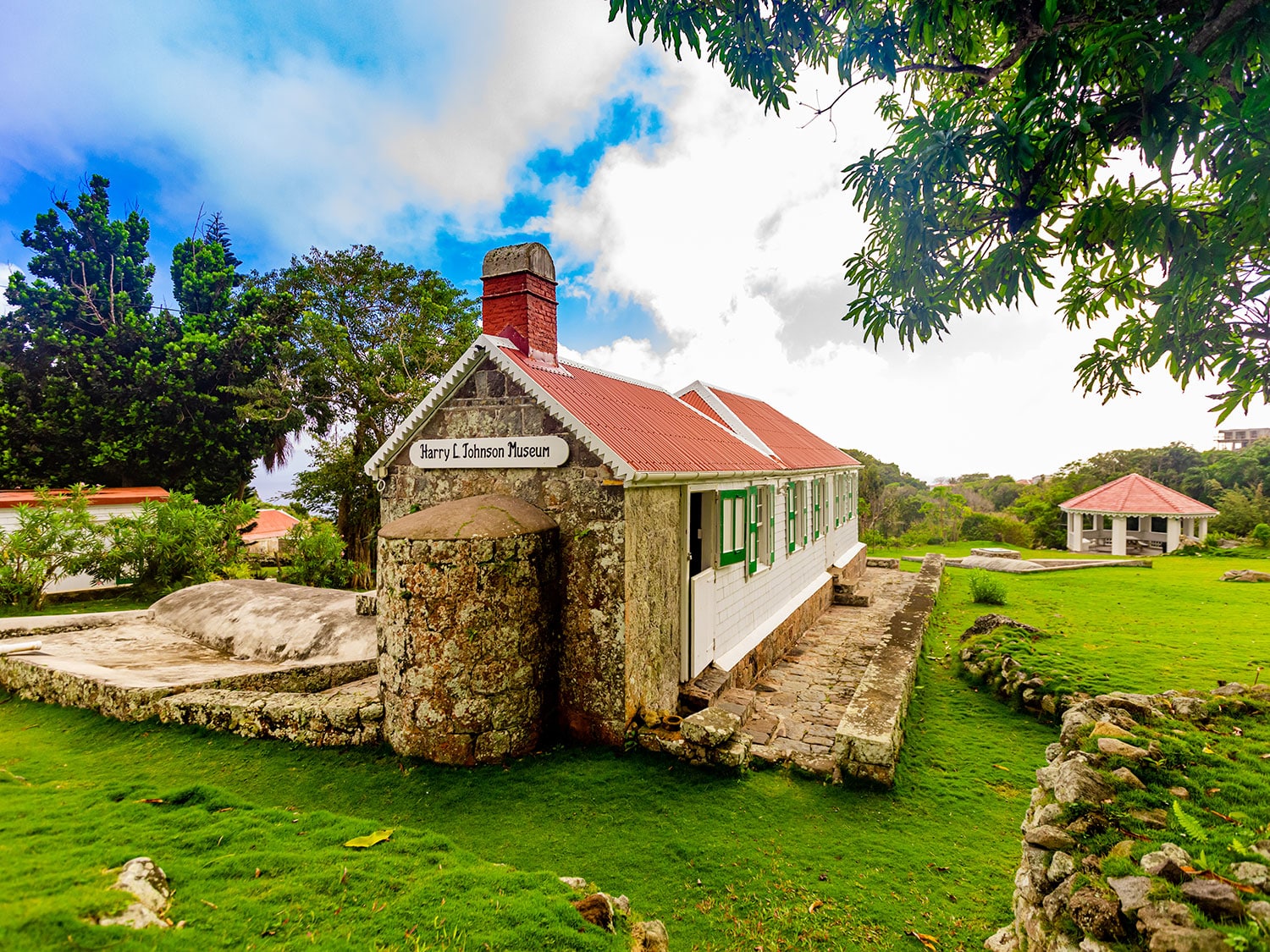 The Harry L. Johnson Museum on the tiny Dutch Caribbean island of Saba.