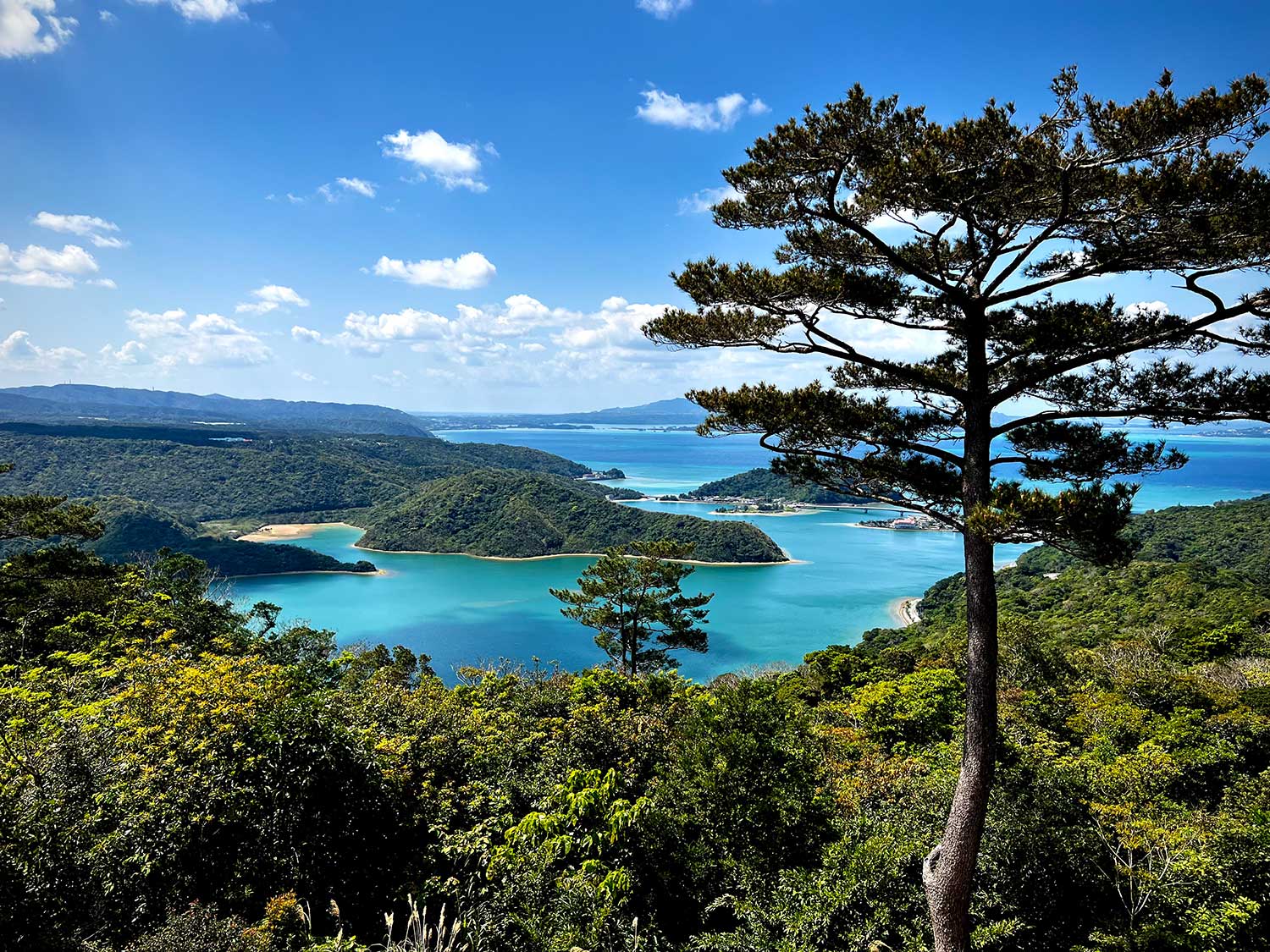 A view of Okinawa, the southernmost island of Japan.