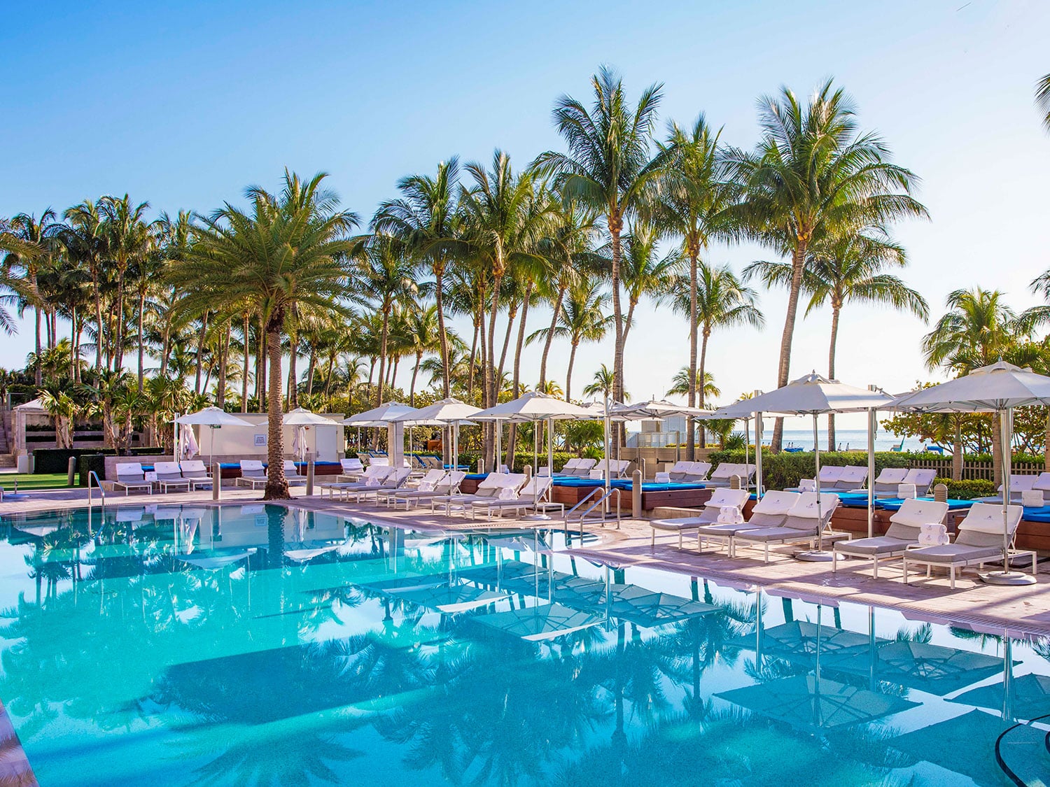 The family pool at the St. Regis Bal Harbour Resort in the South Florida village of Bal Harbour.