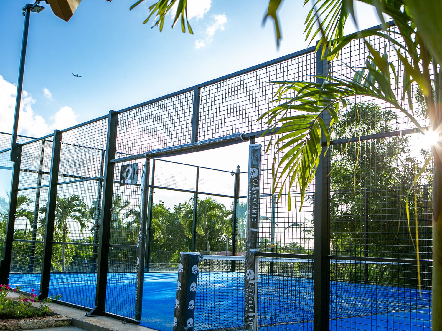 The tennis courts at Casa de Campo Resort and Villas in the Dominican Republic.