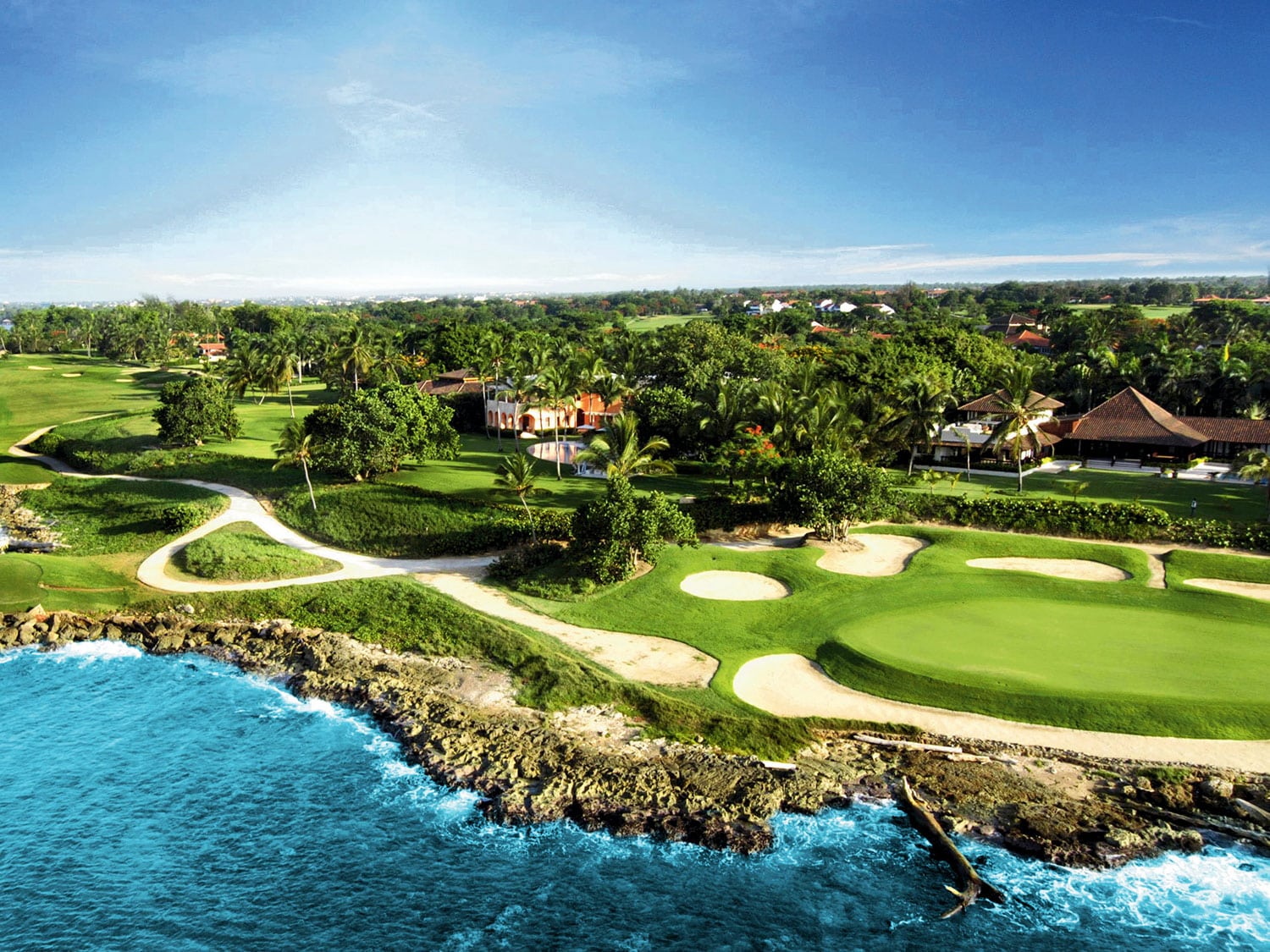 The Teeth of the Dog golf course at Casa de Campo Resort and Villas in the Dominican Republic.