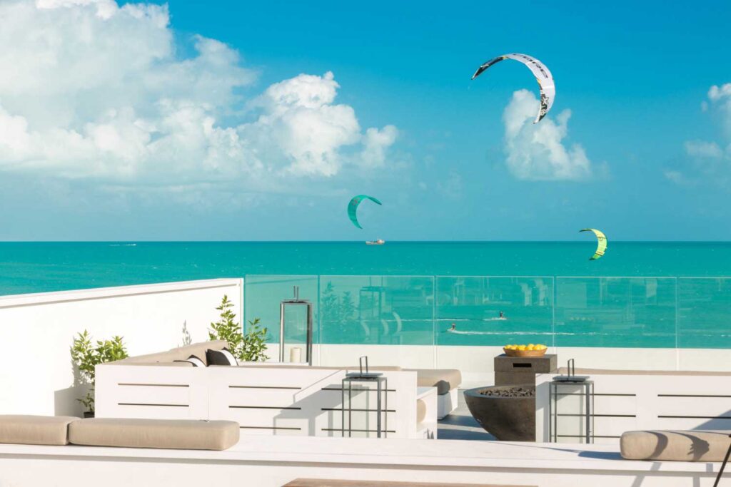 Kiteboarding is just one of the attractions at H2O.