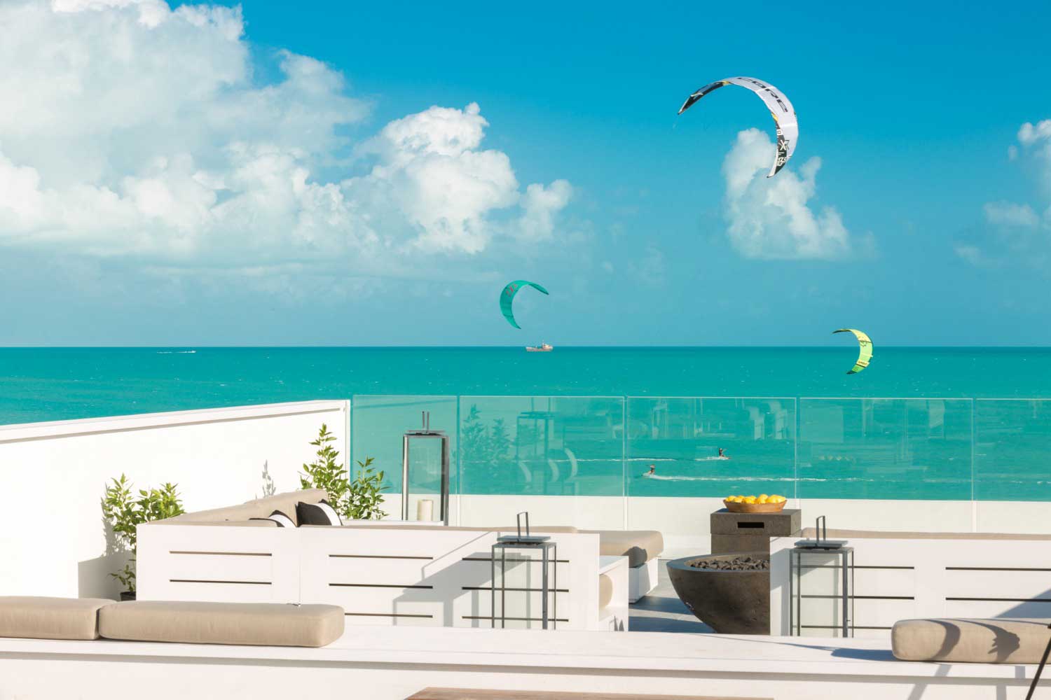 Kiteboarding is just one of the attractions at H2O.