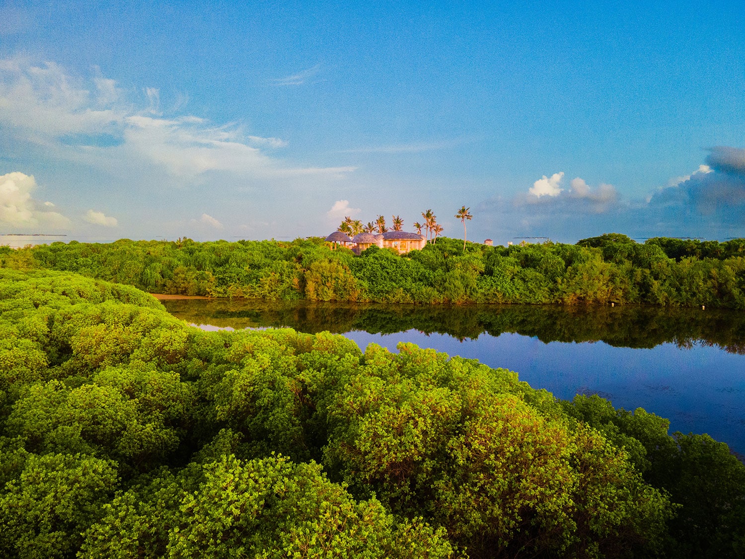 A view of The Den, the kids’ club at Soneva Jani in the Maldives.