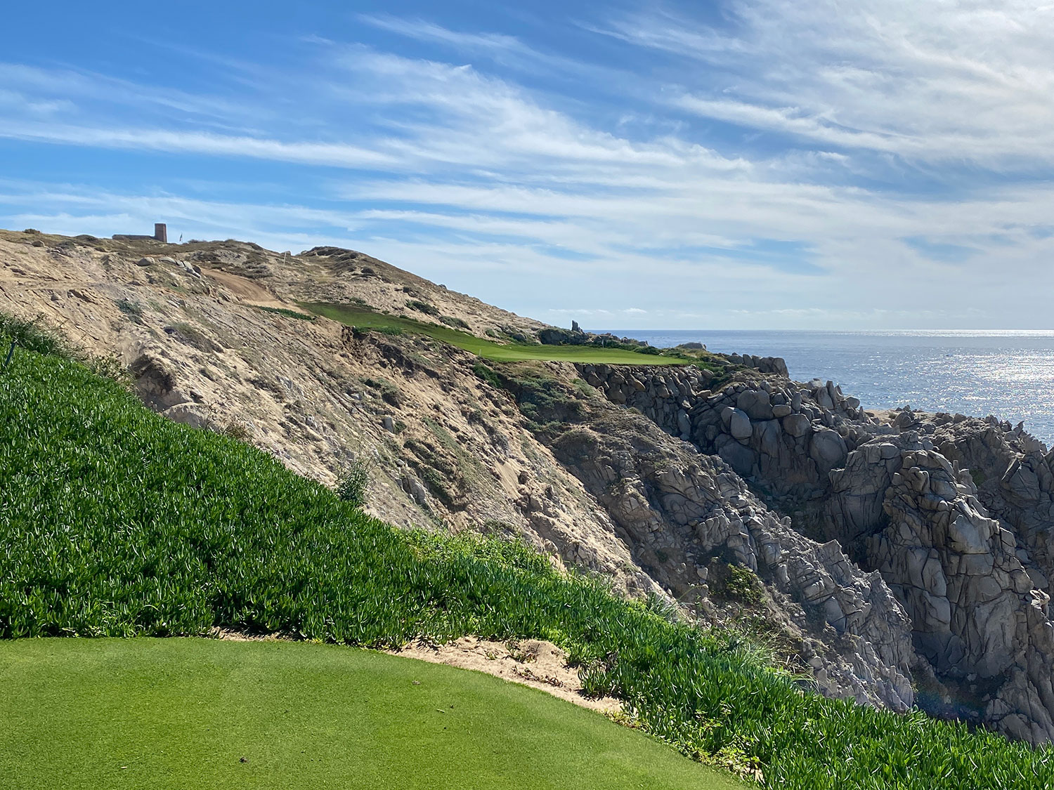 The view from the tee box on the 13th hole at Quivira Golf Club.