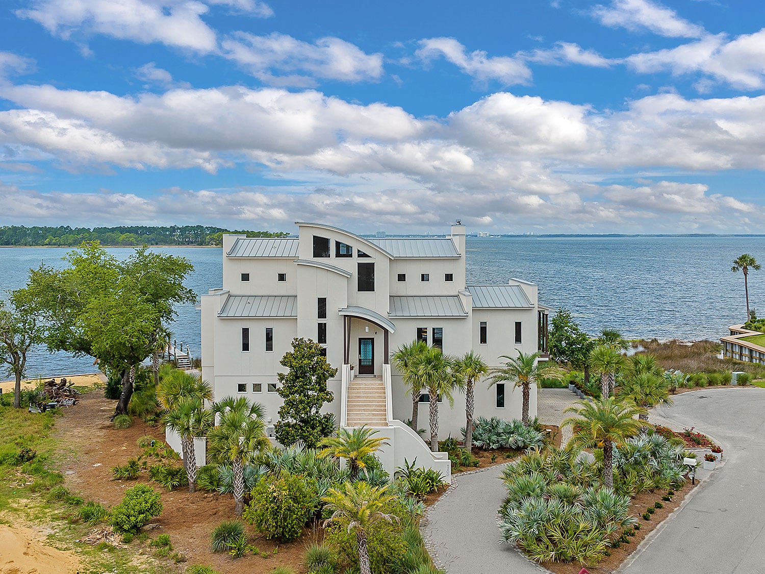 A three-story home on North Bay in the Florida panhandle.