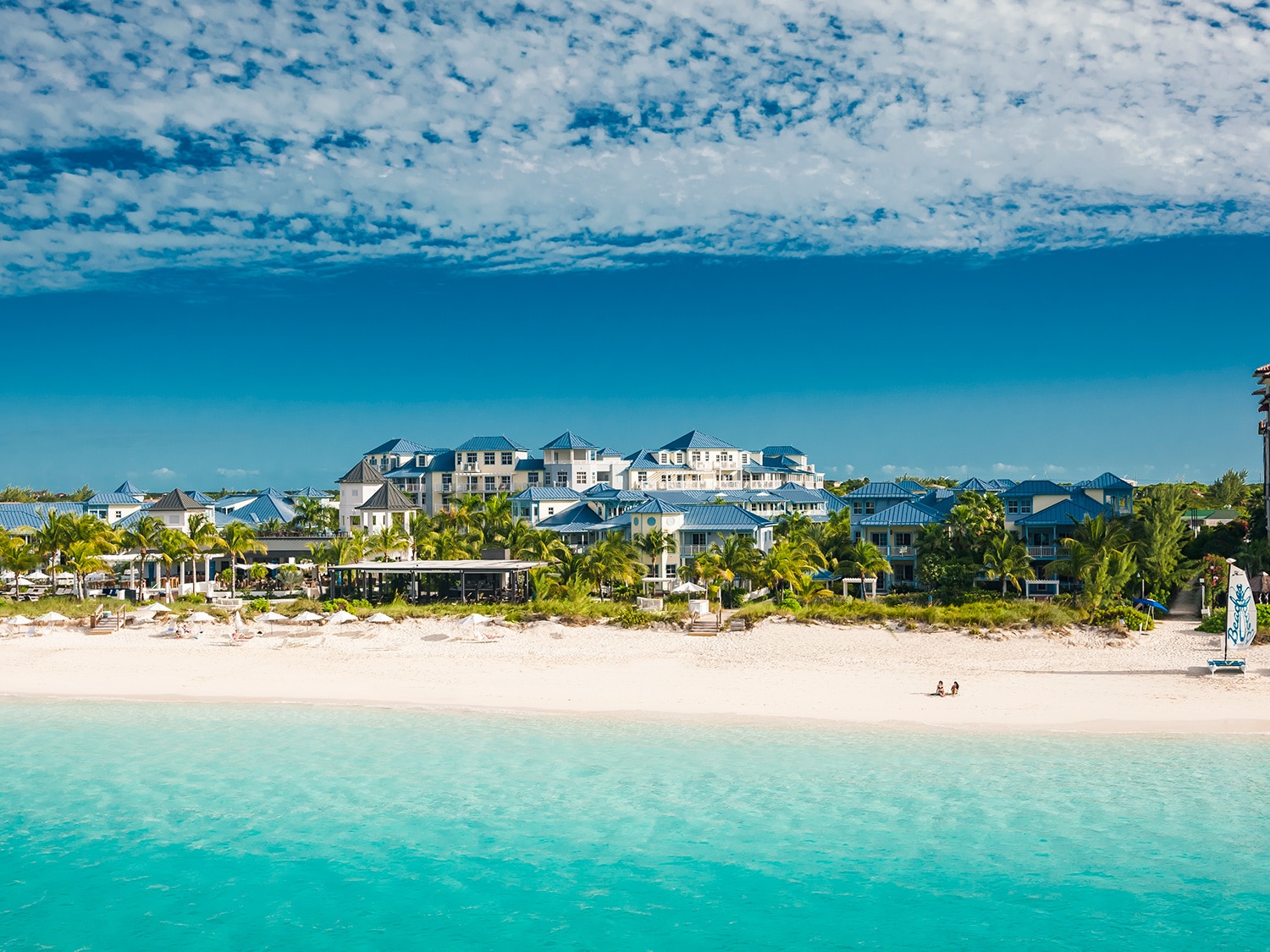 A view of Beaches Turks and Caicos on Grace Bay Beach.