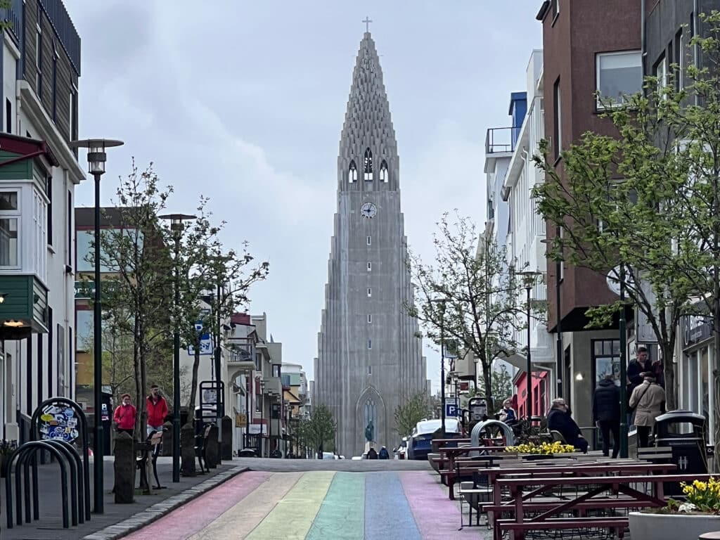 A street in Reykjavík, Iceland