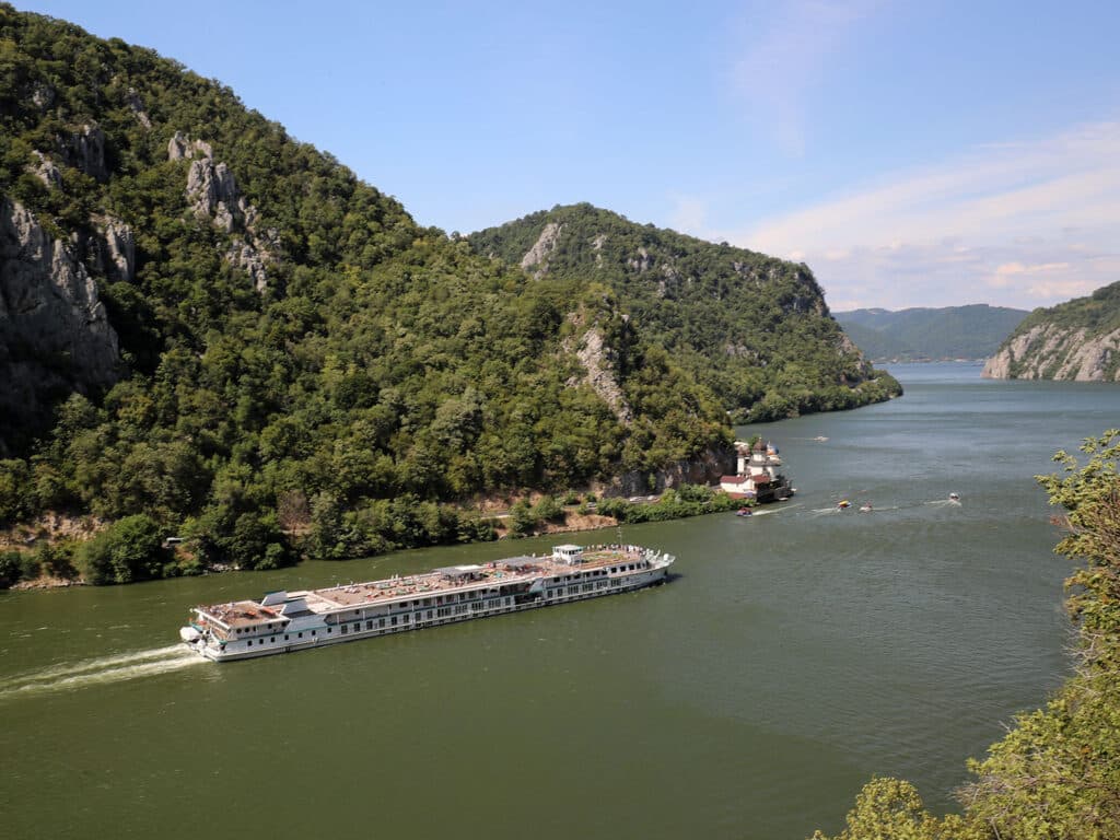 The Riverside Mozart boat on the Danube River