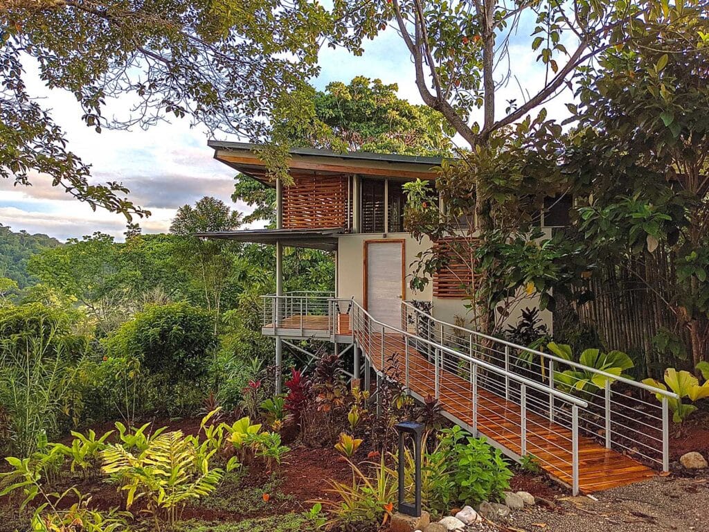 One of the six treetop suites at Cielo Lodge in Costa Rica