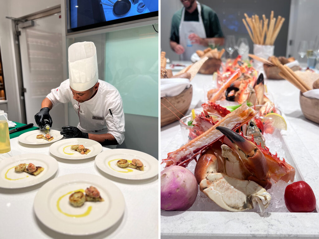 The Kitchen Table experience offered by Viking Cruises