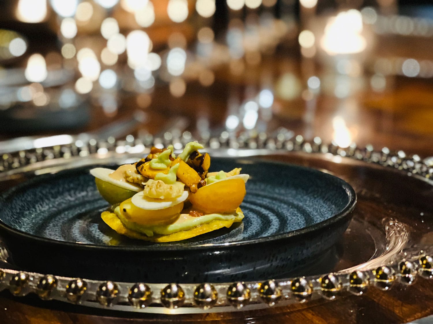 A food dish at Tabacon Thermal Resort and Spa in Costa Rica